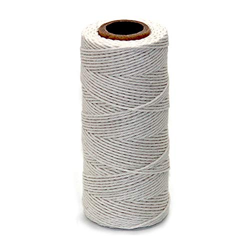 Ewparts Bäckergarn, Baumwollschnur, Kochmetzgergarn zum Binden von Geflügelfleisch, Wurst, Geschenkverpackung, Basteln und Gartendekoration, 656 Meter