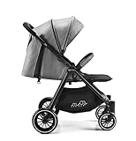 MULTIKIDS Carrito de Passeio Joy, Color Negro, Acero Aleado, Reclinable, con Suspensión, 0-15 kg