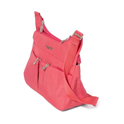 Image of Baggallini Crossbody Travel Bag 11x8.5 Lightweight Water-resistant Nylon Handbag
