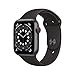 Apple Watch Series 6 (GPS + Cellular, 44 mm) Caja de Aluminio en Gris Espacial - Correa Deportiva Negra