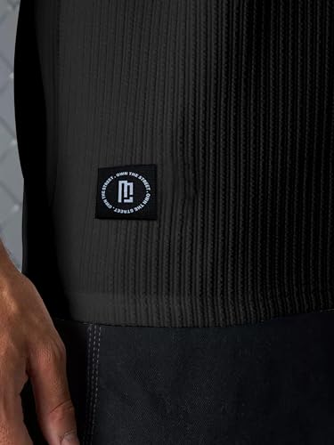 Image of Maniac || Mens || Solid || Round Neck || Half Sleeve || Seersucker || Cottonblend || Oversized || T-Shirt