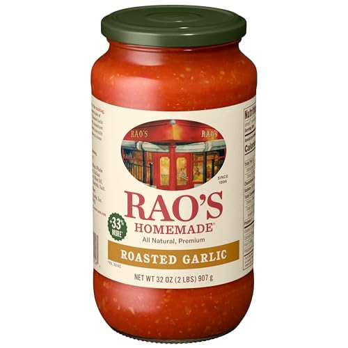 Image of Rao's Homemade Roasted Garlic Sauce Made with Italian Tomatoes, 32 oz