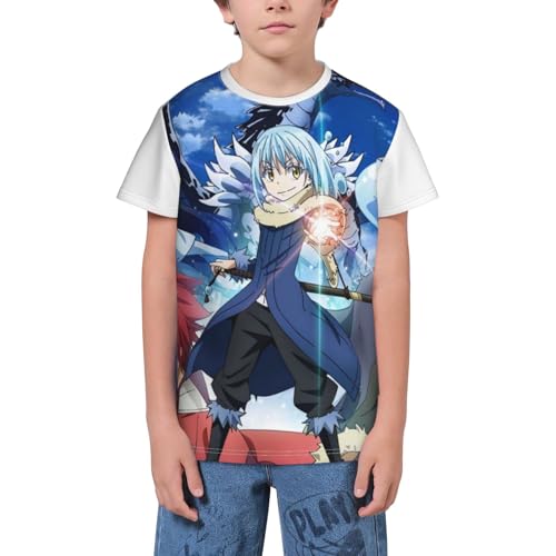 Teen Tshirt for That Time I Got Reincarnated as a Slimer Tops,Custom 3D Printed Short-Sleeve tees for Family