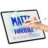 [3 Stück] Papier Folie für iPad 10. Generation 10,9 Zoll 2022, Matte Papierfolie Schutzfolie Schreibfolie Displayschutz Film Feel Like Paper Film PET Screen Protector for Writing Drawing Sketching