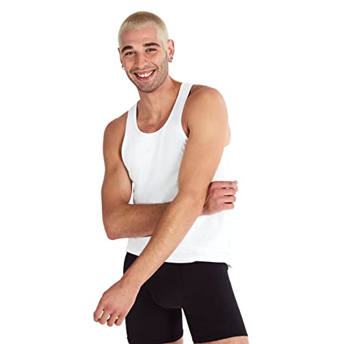 hanes men39s originals stretch cotton pack moisture-wicking tank tops tagless 3-pack