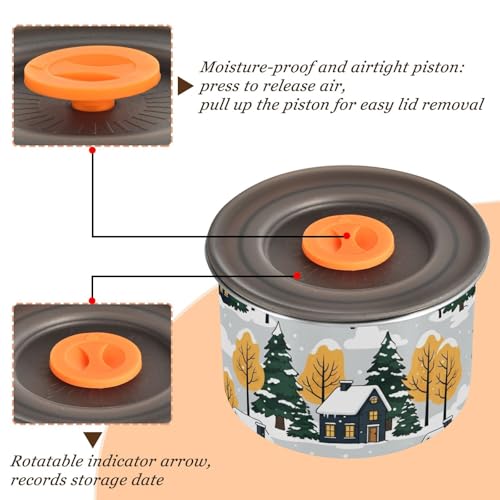 Contenedor hermético para café acero inoxidable 900 ml miniatura 3