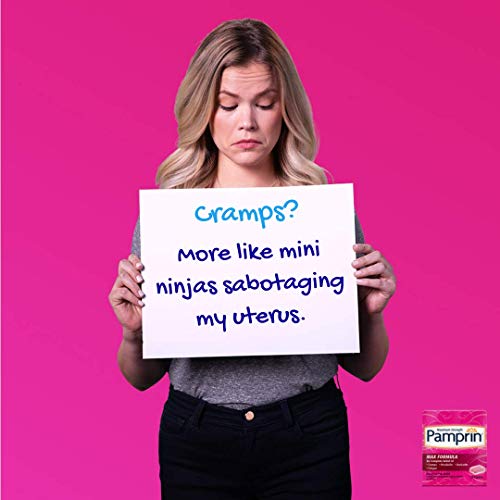 pamprin max pain  energy menstrual pain relief acetaminophen aspirin nsaid caffeine 24 caplets