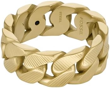 Fossil ring JF04118710 Harlow goudkleurig