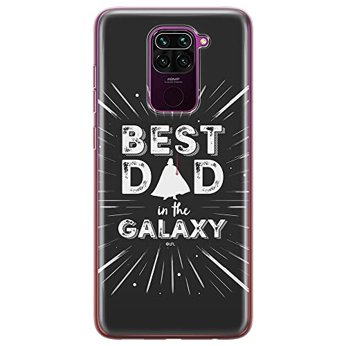 Funda para teléfono móvil de ERT GROUP para Xiaomi REDMI Note 9 Original y con Licencia Oficial de Star Wars con diseño Darth Vader 005 Adaptada a la Forma del teléfono móvil, Funda Hecha de TPU