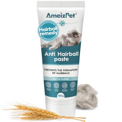 AmeizPet Hairball Remedy for Cats Malt Paste 100g (3.52 Oz)