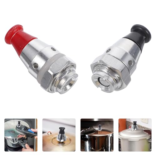 Válvulas de alivio para olla a presión de aluminio, 2 unidades miniatura 4