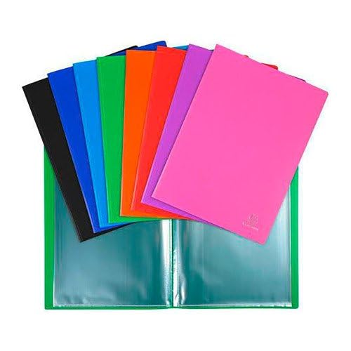 OPAK Sichtmappe, A4, 160 Seiten, Polypropylen, verschiedene Farben, 8 Stück