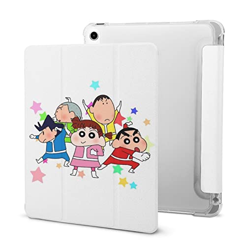 クレヨンしんちゃん IPAD Pro 2020/IPAD 2020/IPAD 2020 AIR 4/IPAD Pro 2021 ケース 2020 極薄 落下衝撃保護 角度調節可能なスタンド 2020&2021 ipad 軽量 シルク手触り Blosun 三