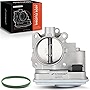 A-Premium Electronic Throttle Body Compatible with Chrysler 200, Sebring & Dodge Avenger, Caliber, Journey & Jeep Compass and Patriot, 1.8L 2.0L 2.4L, 2007-2017, Replace# 4891735AC, 4891735AD, 977-025