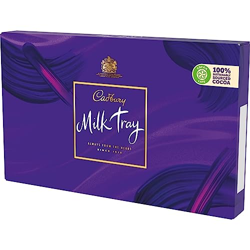 Cadbury Milk Tray Chocolate Box, Assorted Milk Chocolates Gift Set for Birthdays, Christmas Treat for Stockings, Sharing or Gifting, 78 g (Pack of 1)
