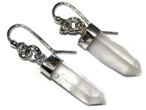 Boucles d'oreilles quartz argent 925 le cadeau d'anniversaire idéal