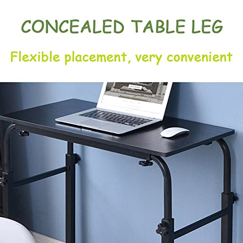 Chariot de bureau pour ordinateur mobile réglable blanc - 6
