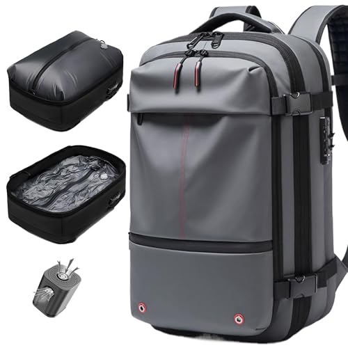 IKYWT 60L Expandable Air Compression Backpack with TSA Lock