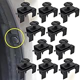 FURREN 20Pcs Car Front Mudguard Bumper Cover Clip Kit 53879-28010 538790R010 for Toyota for Lexus for RAV4 for Highlander IQ for Tacoma Mudguard Fastener, 20pcs(10 Sets), FURREN688