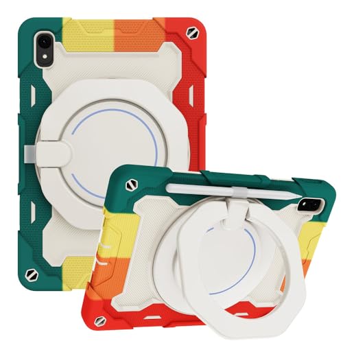 Protector armadura MatePad 11 2023 con acabados de silicona premium y anillo de sujeción
