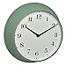 Produktbild TFA Dostmann Analoge Retro Wanduhr, 60.3540.04, Funk-Wanduhr, aus Metall, grün, (l) 270 x (b) 82 x (h) 270 mm
