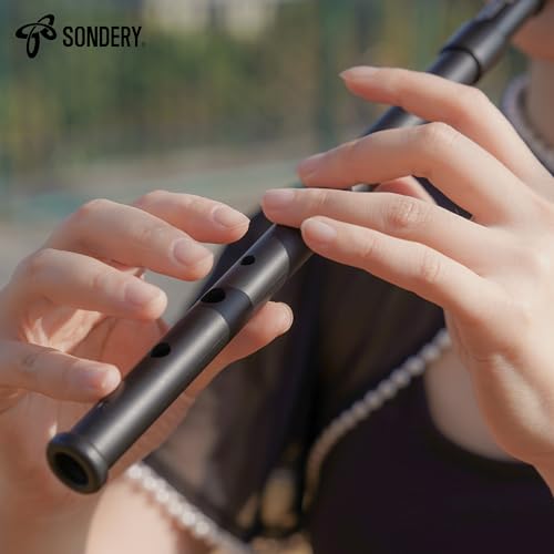 Image of Sondery Irish Tin Whistle Set Key of C and Key of D Made from Hign Quality ABS with Sound of Wood in Nature Penny Whistle