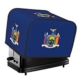 Housse de protection pour grille-pain à 4 tranches avec motif drapeau de l'État de New York - Étanche à la poussière et à l'eau