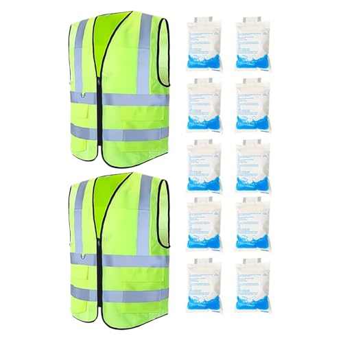 Gilet de sécurité vêtements de sport et travail pour homme visible de nuit