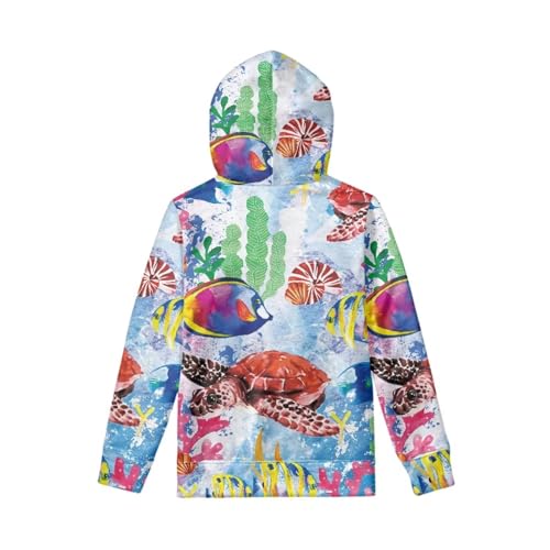 Boys Funny Animal Print Hoodies with Pockets Lightweight Casual Soft Hooded Sweatshirts Tops2