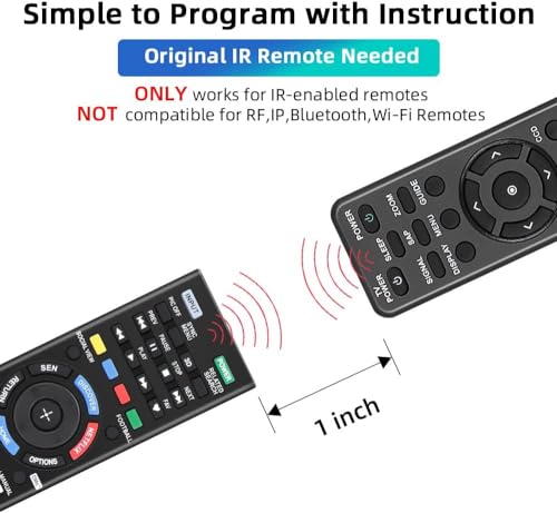 Image of Universal Remote Compatible with All Sony Bravia 4K 8K UHD HD LED OLED LCD Smart TV, with Netflix Button