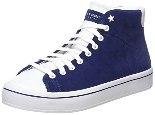 Skechers Hi-Lite Sugar High Womens Court-Style High Top Sneakers Navy 7