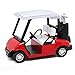 FThinkup Golf Cart 1:20 Scale Mini Alloy Pull Back Golf Cart w/ Clubs Diecast Model Vehicle Playset Toy Office Desk Decor Kits