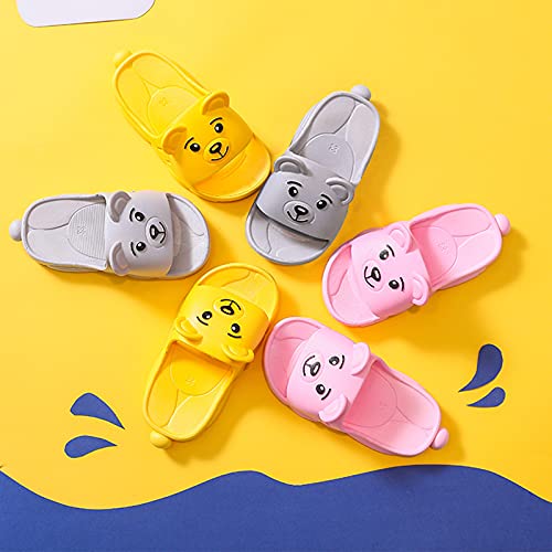 EnJoCho Kids Boys and Girls Slippers Soft Sandals Summer Lightweight Cartoon Bear Non-Slip Water Shoes Children Garden Shoes4