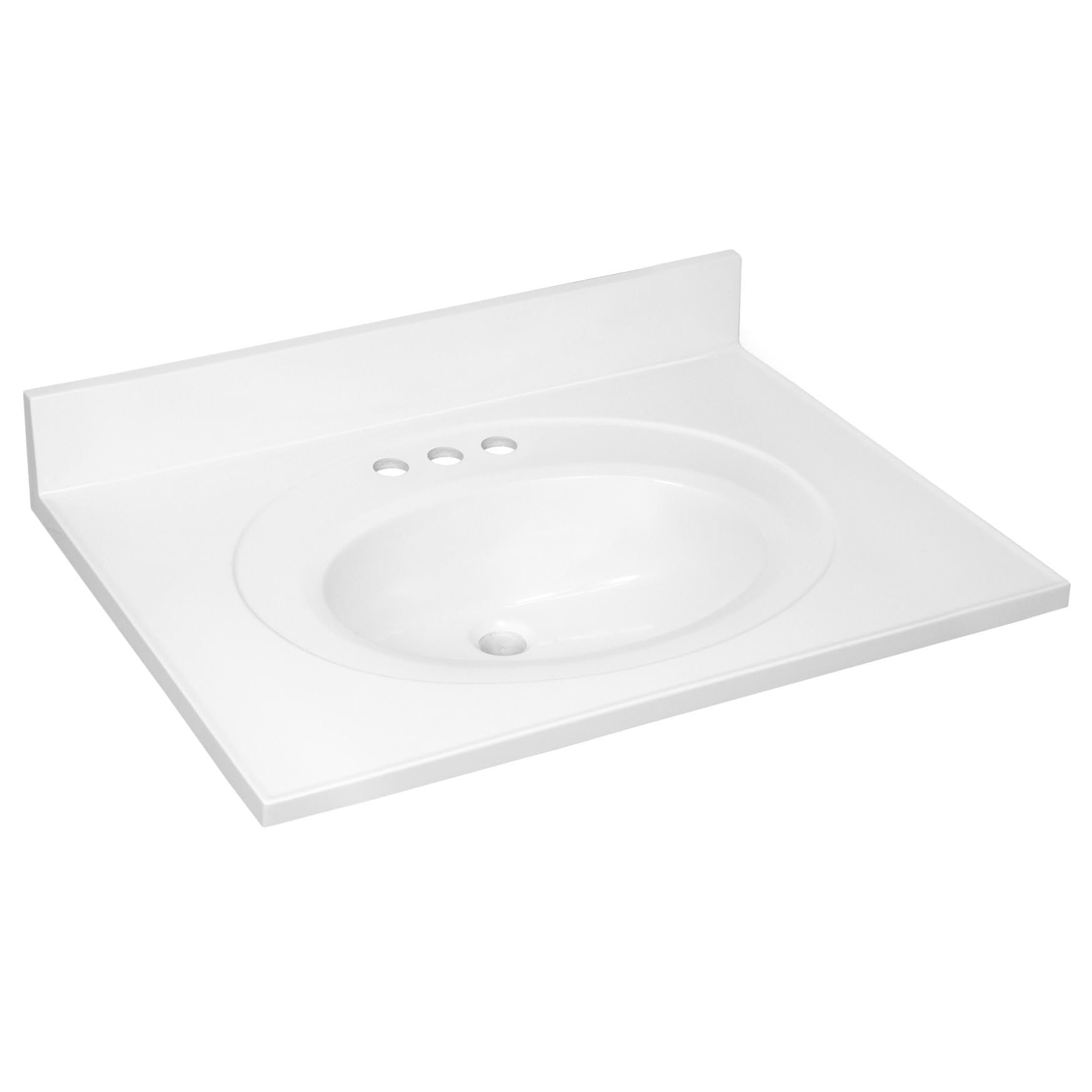 Design House Single Sink Vanity Top, 31", White
