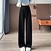 Business Casual Pants for Women High Waisted Wide Leg Dress Pants Fashion Loose Comfy Straight Trousers with Pockets