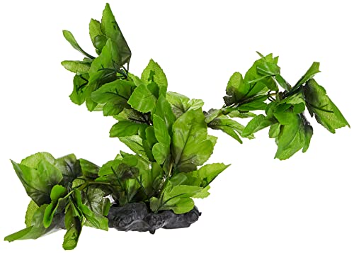 Amtra Plant Replica Hygrophilia Adorno para Acuario, Planta de Acuario Artificial, Planta Ornamental de Plástico para Acuario Marino o de Agua Dulce, 30 cm