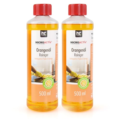 MICROACTIV Orangenöl Reiniger Konzentrat 2 x 500ml - Allzweckreiniger &...