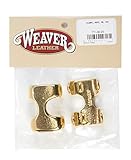 Weaver Leather Bagged 26 Rope Clamps, Solid Brass