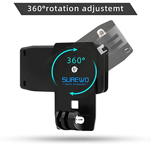 Image of 360 Degrees Rotatable Backpack Strap Clip Holder Mount for Gopro Hero 6 /5 Black 5 /4 Session 4 3+ 3 Sony Sports DV Camera and More