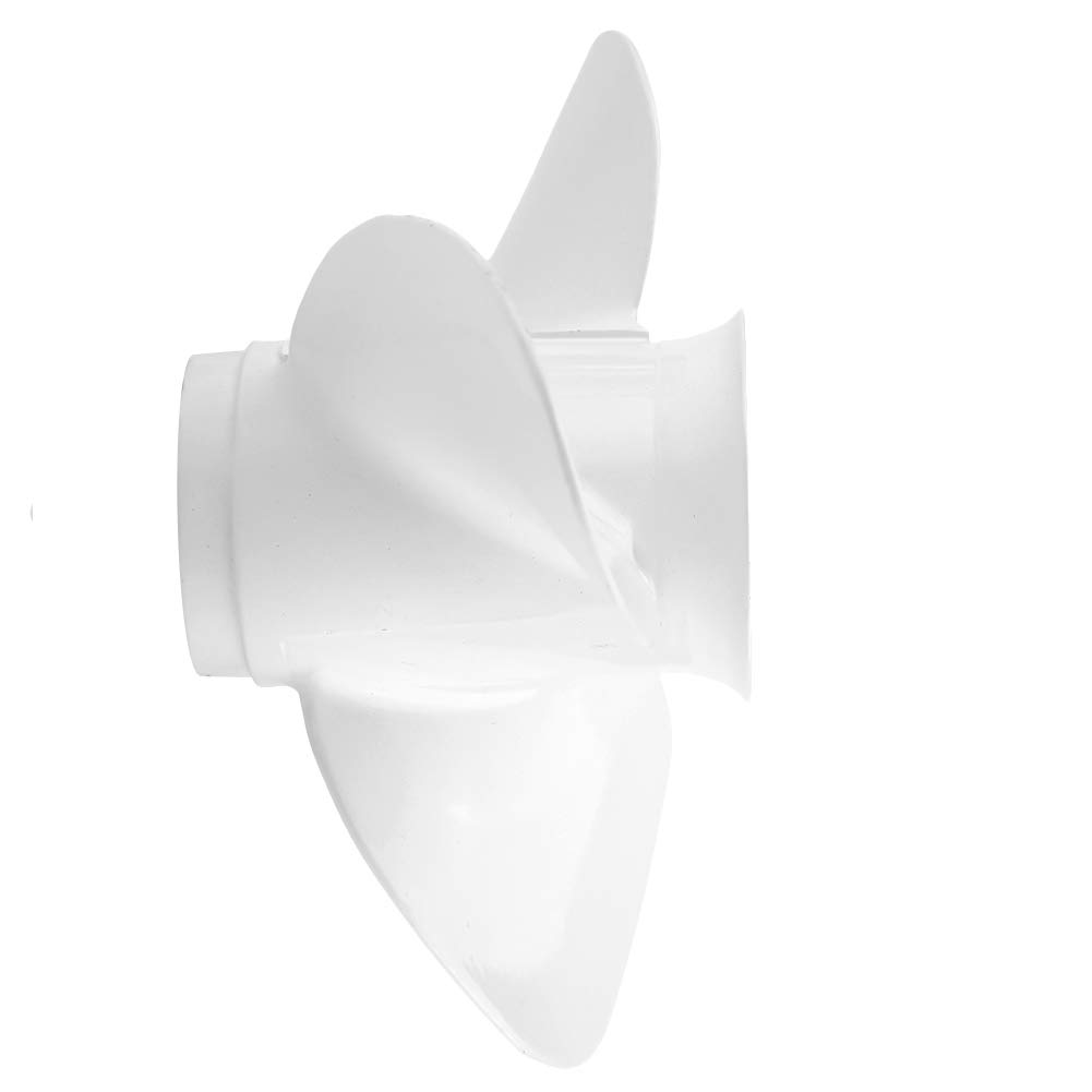 Propeller, Weiß, 3-Blatt-Aluminium-8-Spline-Propeller, Bootspropeller, Motormotor, RC-Boot, Schiff, Außenbordpropeller Für Mercury- Und MerCruiser-Motoren