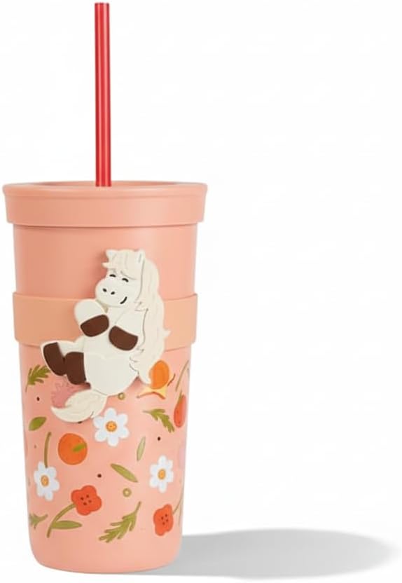 Starbucks Cold Cup 20 oz Year of the Horse Design | Reusable Straw Cup Festive Limited-Edition Drinkware