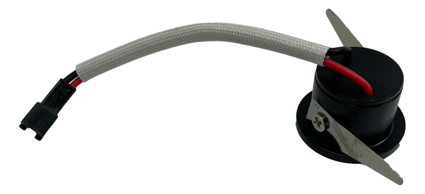 PilotLights.net Micro Mini LED Downlight – 1.25" Diameter, 1W Cool White, 110-240VAC