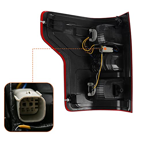 Fione - For Ford F150 F-150 Tail Lights Assembly 2018 2019 2020 Right Passenger Side Halogen Type Jl3Z13404H Fo2801265 Rh #TOP4