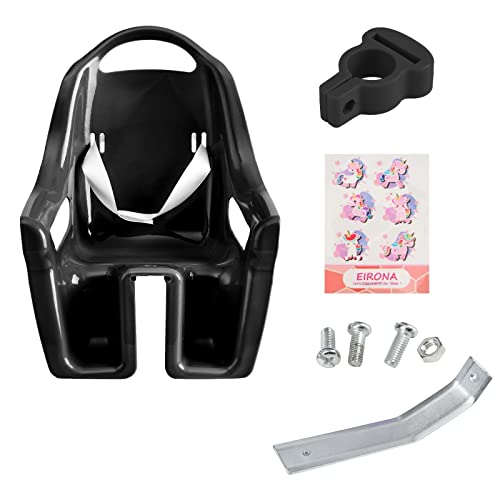 EIRONA Siège de poupée pour Enfant avec Autocollant DIY pour Fille, siège de poupées, Accessoire de vélo pour Enfant Le Noir… Cover