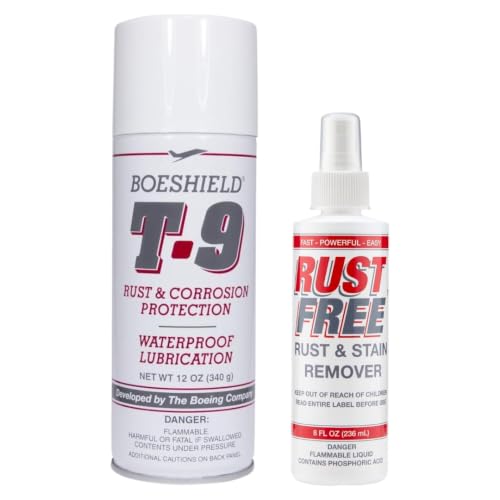 BOESHIELD T-9 Rust & Corrosion Protection/Inhibitor and Waterproof Lubrication, 12 oz.