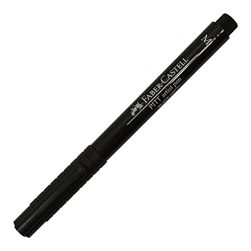 Image of Faber-Castell Pitt Artist Color Pen Set - Pack of 10, M (Black)