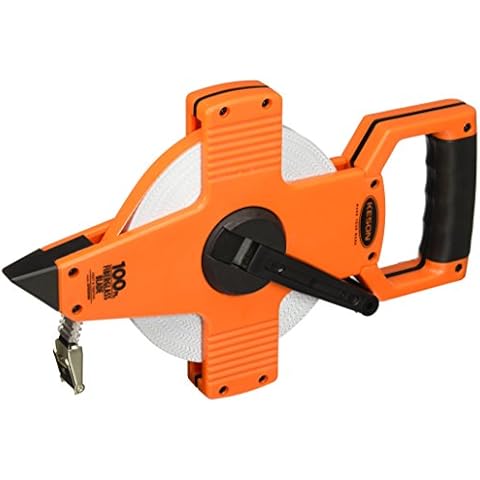 Keson - OTR-10-100 OTR10100 Open Reel Fiberglass Tape Measure Reel (Graduations: 1/10, 1/100), 100-Foot Cover