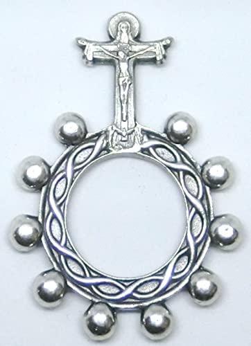 Generico 90.124.30 TRI rosario de dedo decena oración cruz de