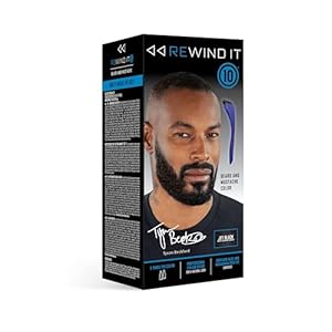 Jet Black Beard and Mustache Color