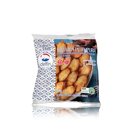 Delfín Freidora de aire Mariposa Boquerón en Tempura, 350g